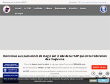 Tablet Screenshot of magie-ffap.com